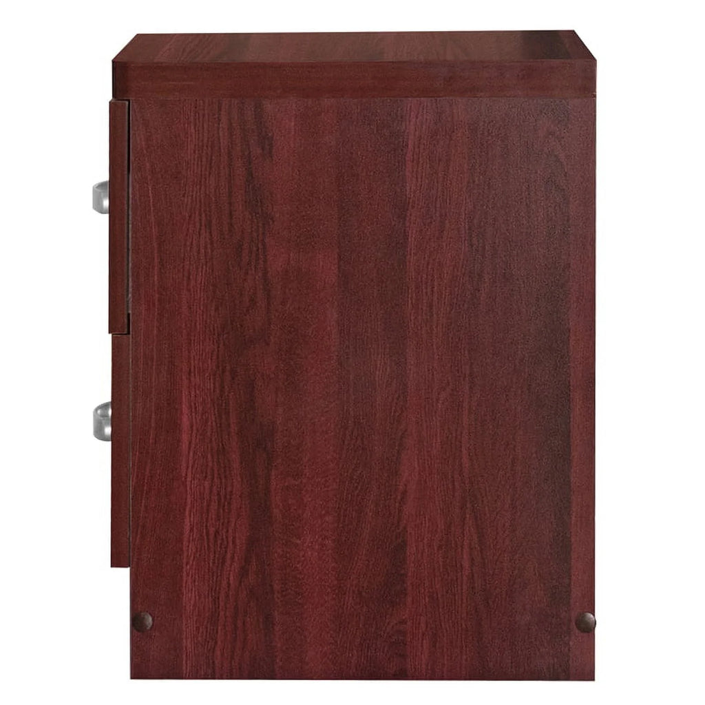 Home Square 3-Piece Queen Bedroom Set with Tall Chest, Wardrobe & Nightstand N72504