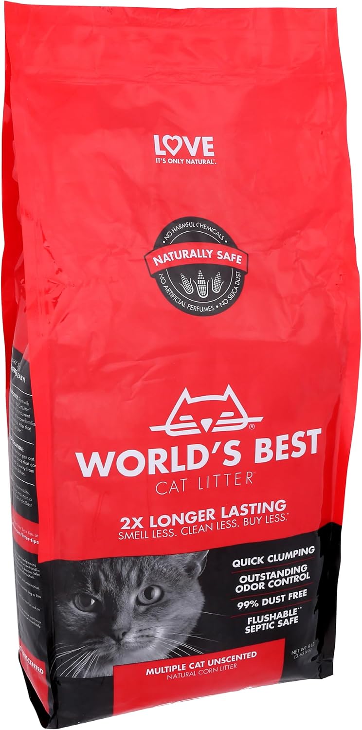 Cat Litter Unscented Clumping Formula, 8 LB O918