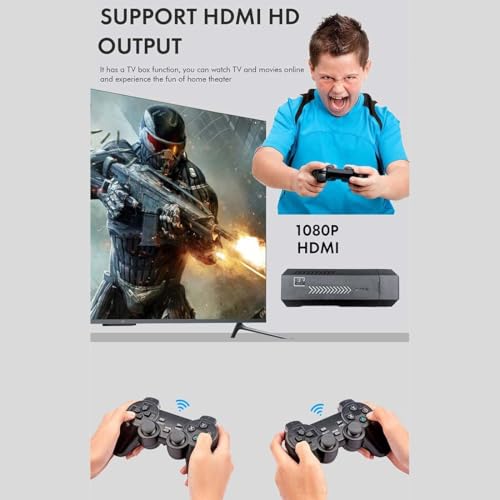 M10 X2 Plus 4K Retro Game Stick with Dual Wireless Controllers T30822