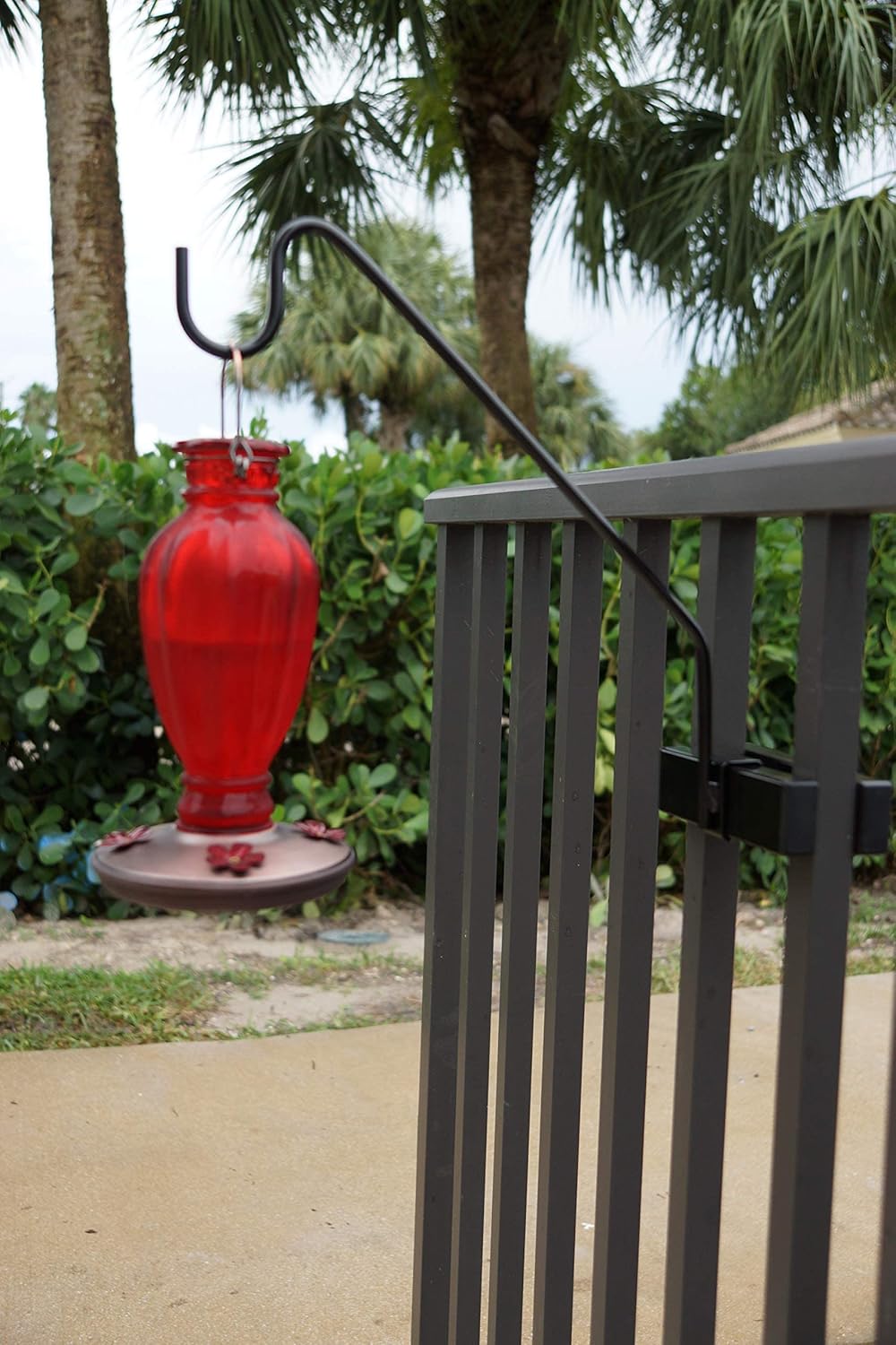 Hold It Mate Multi Use Deck Mounted Hook Kit for Bird Feeders, Planters, and Wind Chimes J859