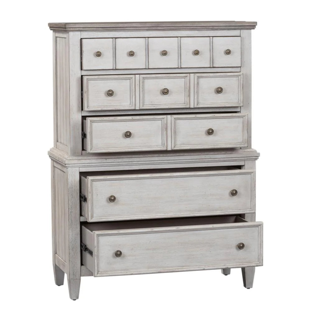 Heartland White 5 Drawer Chest P22569