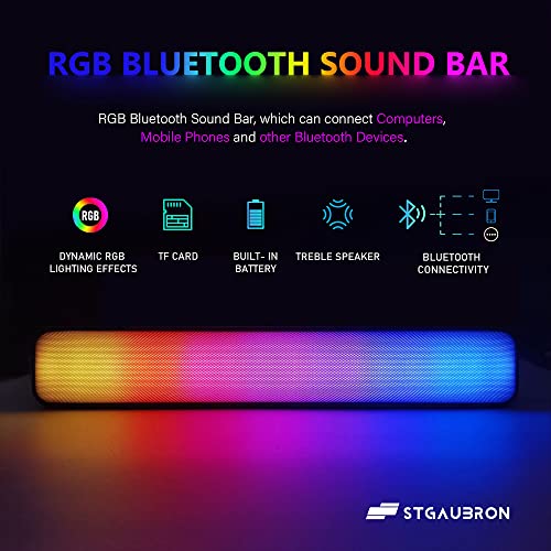 STGAubron Gaming PC Desktop, Intel Core i7, Radeon RX 580 8G, 16G RAM, 512G SSD G93438