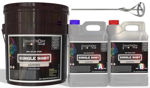 BP Resins Single Shot 100% Solids Epoxy Resin Kit 3 Gallon Light Gray H8151