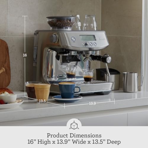 Breville Barista Pro Espresso Machine BES878BTR, Black Truffle B547