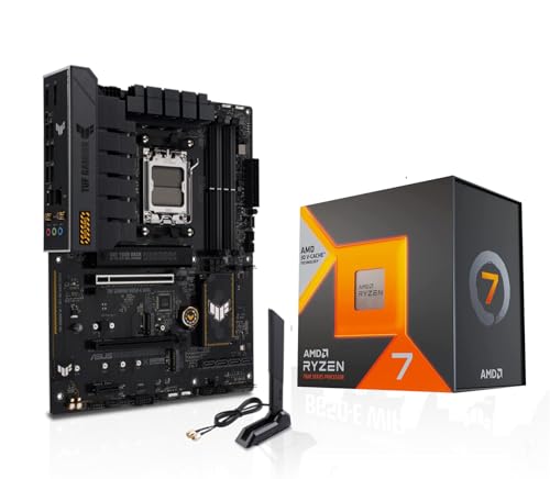 AMD Ryzen 7 7800X3D Desktop Processor with ASUS ROG Strix B650E-F Gaming WiFi Motherboard M47349