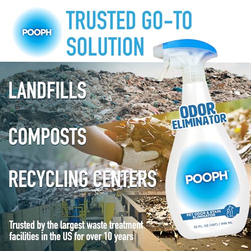 Pooph Pet Odor Eliminator 32oz Spray for Dogs and Cats B2717