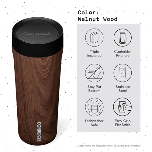 Corkcicle Commuter Cup Travel Mug Insulated Coffee Mug with Lid 17 oz Dragonfly J36810