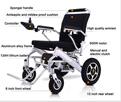 Fold & Travel Lightweight Electric Power Wheelchair Scooter A60179