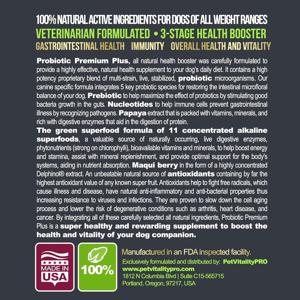 Probiotics for Dogs with Digestive Enzymes, 60 Soft Chews D1330