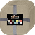 GORILLA GRIP Slip Resistant Chair Cushions, Memory Foam, Set of 2, Beige W525