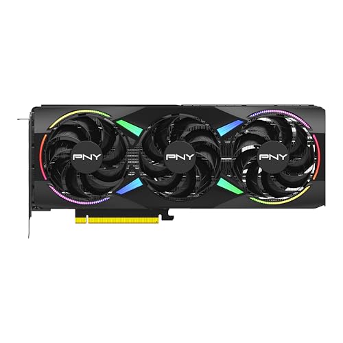 PNY NVIDIA GeForce RTX 5070 12GB ARGB Overclocked Triple Fan Graphics Card Q98989