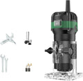 Trim Router,Wood Router Tool Electric Hand Trimmer Laminate Milling Engraving Hand Machine Joiner Cutting Palmming Tool 33000RPM 110V 800W Slotting Carving 6.35mm Collets Woodworking Tool