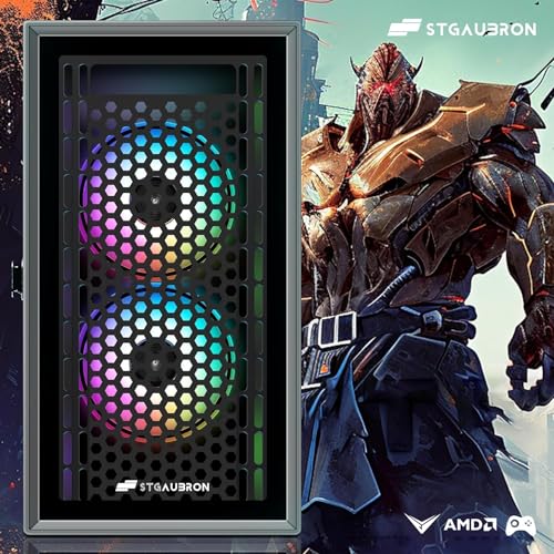 STGAubron Gaming PC Desktop, Intel Core i7, Radeon RX 580 8G, 16G RAM, 512G SSD G93438