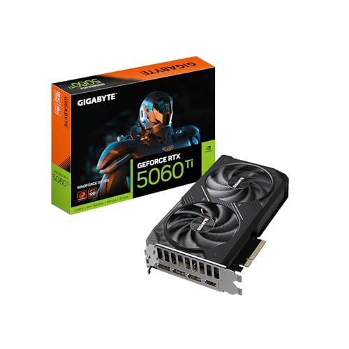 GIGABYTE GeForce RTX 5060 Ti Gaming OC 16G Graphics Card, 16GB GDDR7, WINDFORCE Cooling I122