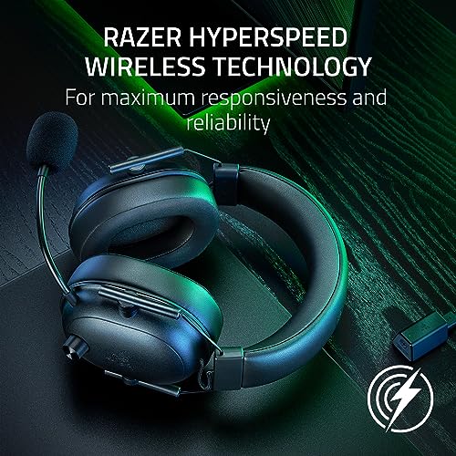 Razer BlackShark V2 HyperSpeed Wireless Gaming Headset, Lightweight, Black K4230