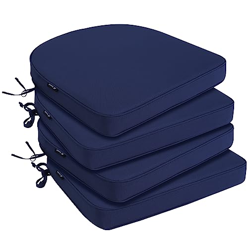 Favoyard Outdoor Chair Cushions 19"x19"x2" Set of 4 Waterproof U573530