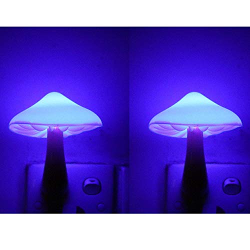 AUSAYE 5Pack Sensor LED Night Light Plug in Mushroom Lamp for Bedroom G797882