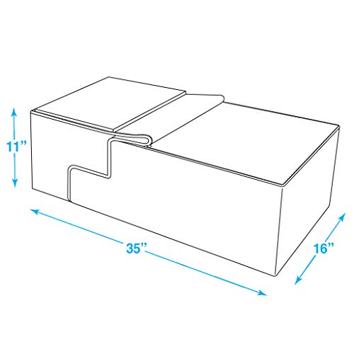 Foldable Pet Steps with CertiPUR-US Certified Foam by Best Pet Supplies - Gray Linen, 4-Steps G854