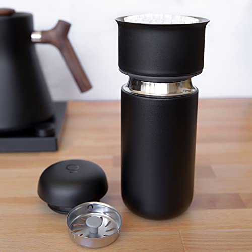 Fellow Carter Move Travel Mug 12 oz - Vacuum-Insulated Stainless Steel with Ceramic Interior R11722