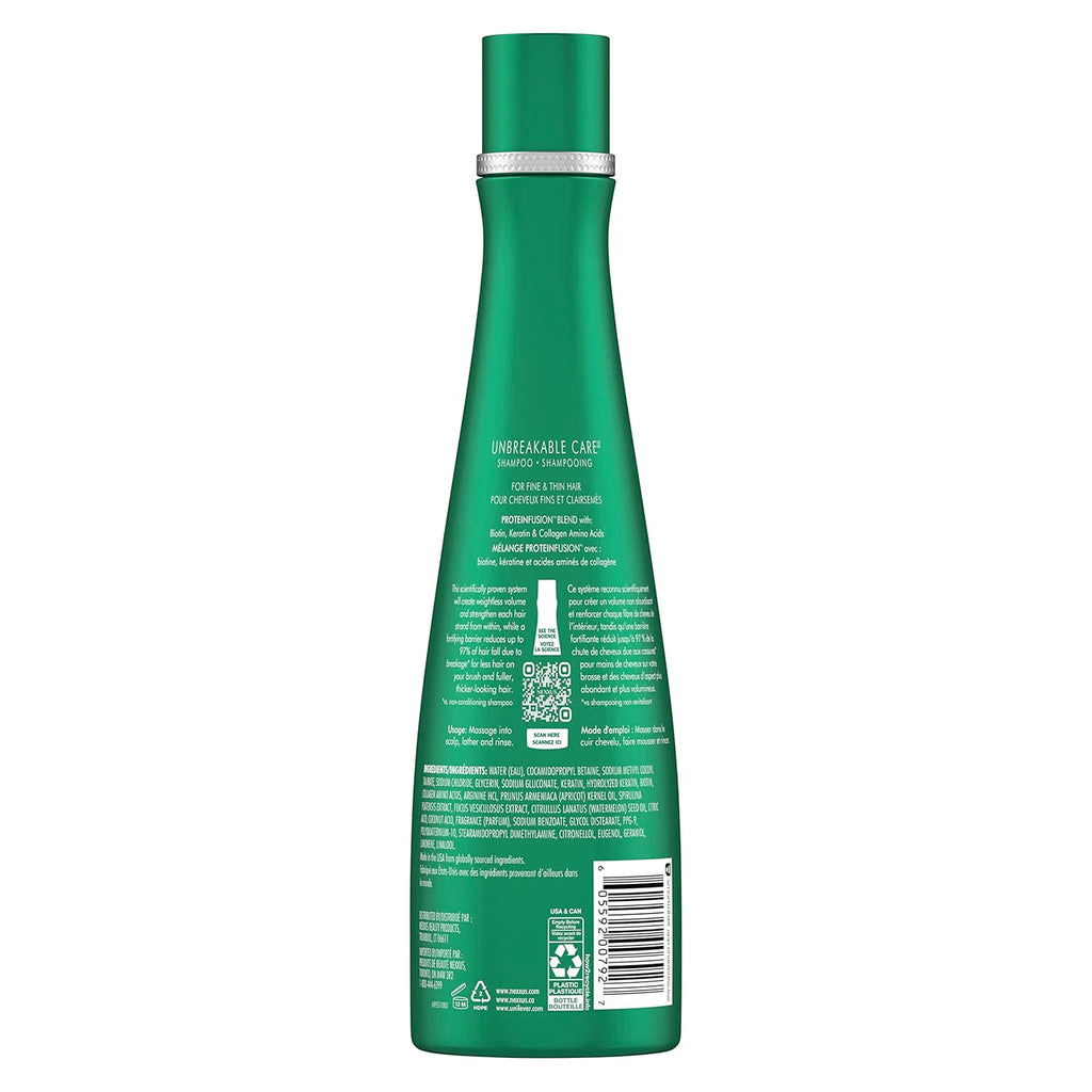Nexxus Unbreakable Care Anti-Breakage Shampoo with Keratin, 13.5 oz K12781