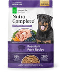 ULTIMATE PET NUTRITION Nutra Complete Raw Freeze Dried Dog Food, Veterinarian Formulated with Antioxidants, Prebiotics & Amino Acids (5 Ounce, Beef)