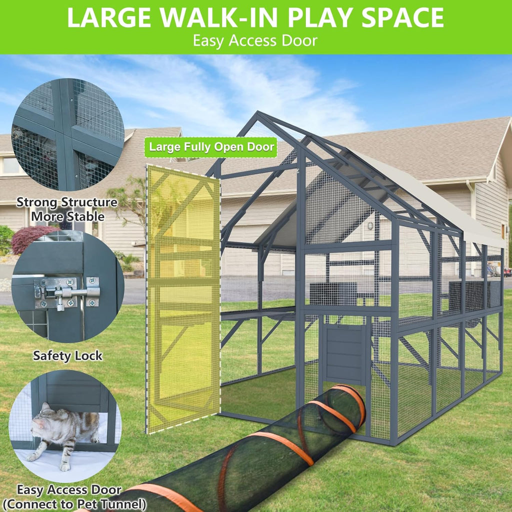 Outdoor Cat Enclosure Large Catio K37510