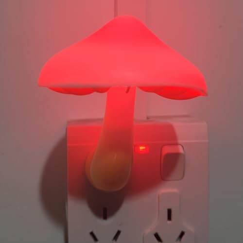 AUSAYE 5Pack Sensor LED Night Light Plug in Mushroom Lamp for Bedroom G797882