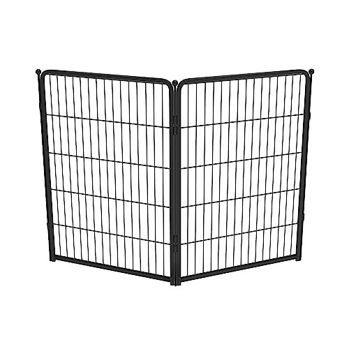 FXW Homeplus Dog Playpen Designed for Indoor Use, 40" Height for Large Dogs, Black│Patented