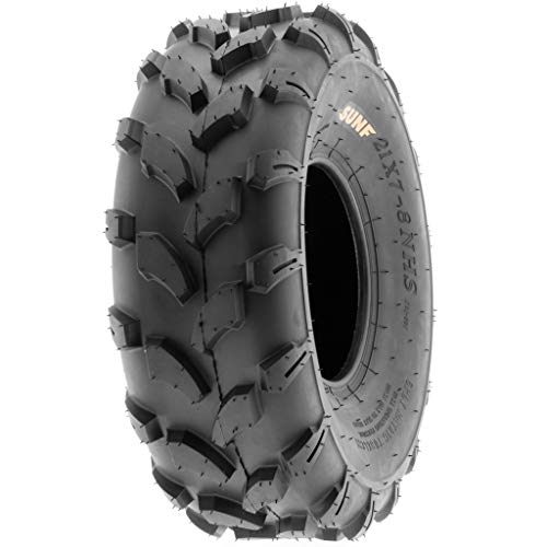 SunF A003 Off-Road Tire 19x7-8 6PR Directional Tread (Pair of 2) E7037