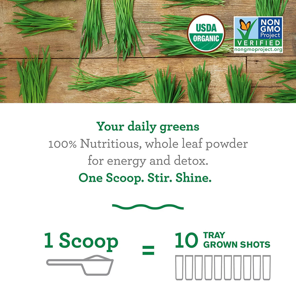 Organic Wheat Grass, 8.5 oz, 30 Servings T2767