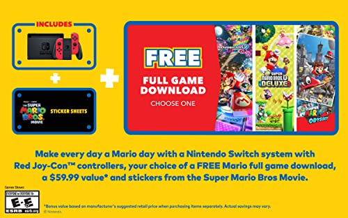 Nintendo Switch Mario Choose One Bundle A4986