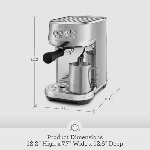 Breville Bambino Plus Espresso Machine BES500BSS, Brushed Stainless Steel D96702