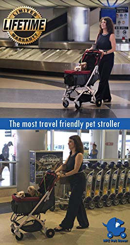 Pet Rover Lite Premium Light-Weight Pet Stroller with Aluminum Frame for Small & Medium Pets S333986