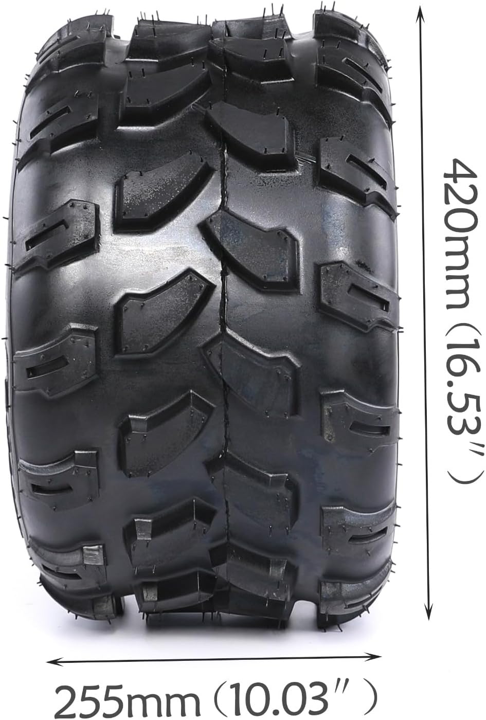ATV Go Kart Quad Bike Tire Set 19x7-8 Front 18x9.50-8 Rear Tubeless Q685542