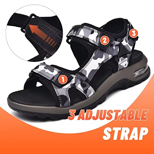 visionreast Mens Athletic Sandals Non-slip Outdoor Hiking P706